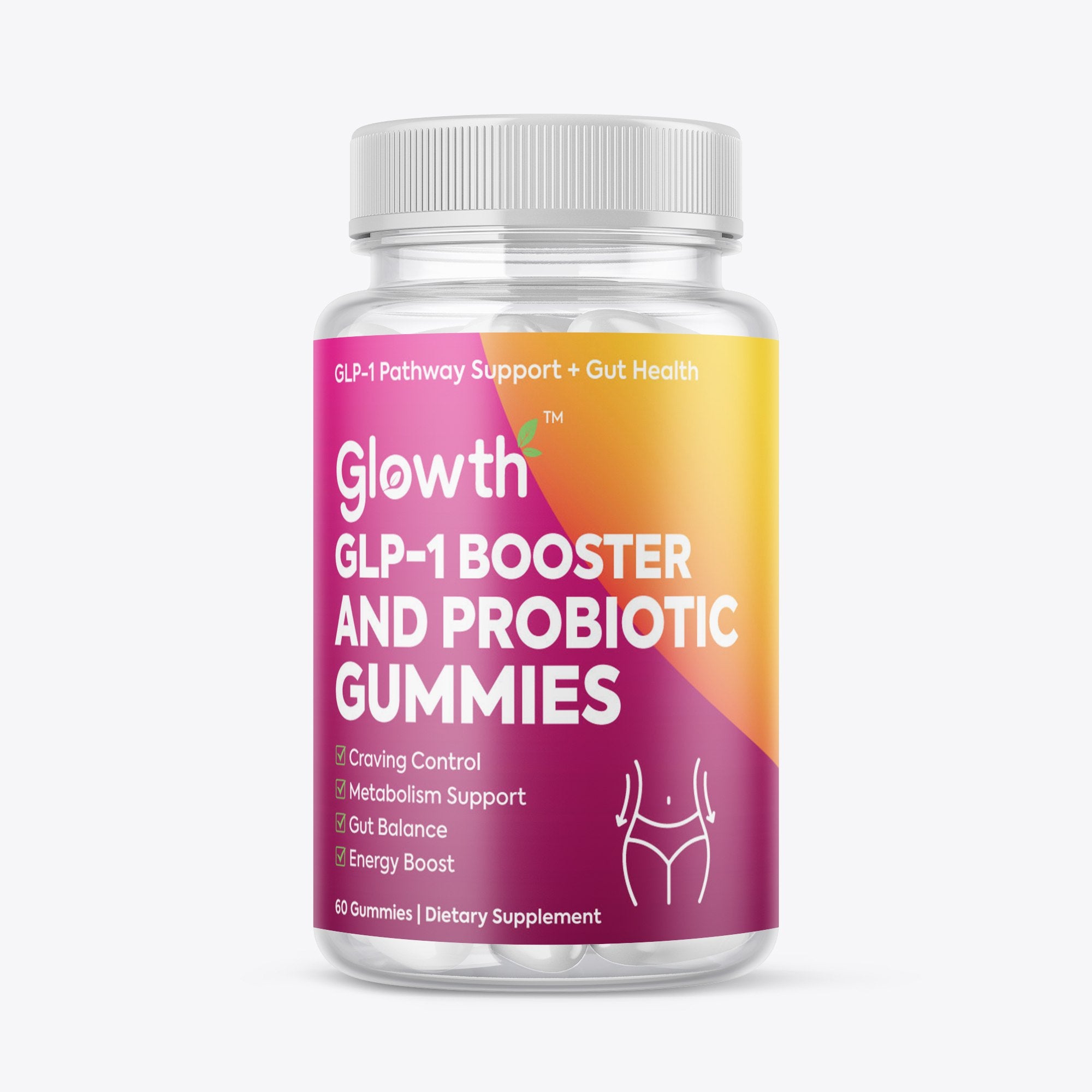 Glowth GLP-1 Booster Gummies – Natural Ozempic Support for Metabolism, Gut Health & Craving Control